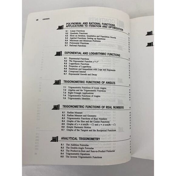 Pre-Calculus University of Georgia Soft Cover Textbook 2006 -- David Cohen - Picture 9 of 9